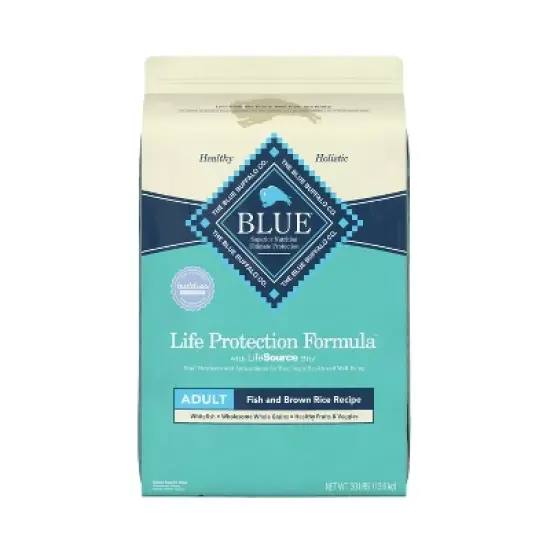 Blue Buffalo Life Protection Formula Natural Adult Dry Dog Food with Fish and Brown Rice image {7}