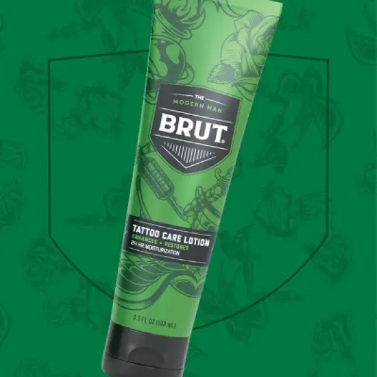 BRUT Tattoo Care Lotion - Trial Size - 3.5oz image {2}