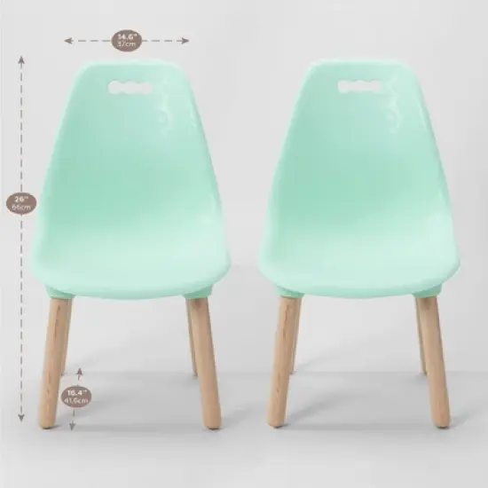 Set of 2 Kid Century Modern Kids' Chairs - B. Spaces image {6}