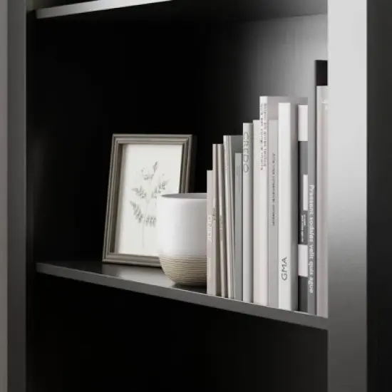 72" Elaine 5 Shelf Standard Bookcase - Brookside Home image {4}