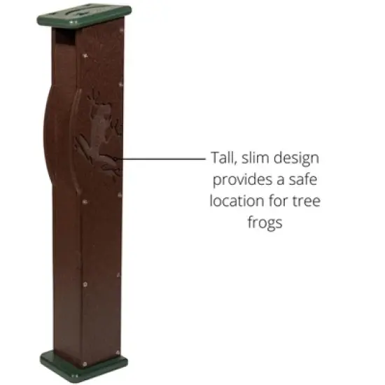 JCS Wildlife Deluxe Poly Lumber Tree Frog House image {2}
