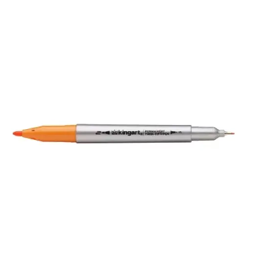 KINGART Permanent Twin-Tip Pens 6 Colors image {5}
