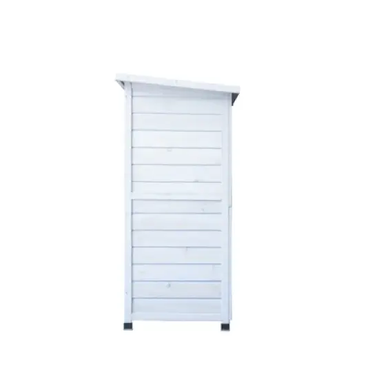 FURNIinspire Rabbit Hutch Outdoor, 2-Story Rabbit Cage Indoor with Run, Bunny Cage with 2 Removable No-Leak Trays, Non-Slip Ramp, 41"*19.7"*40.55" image {2}