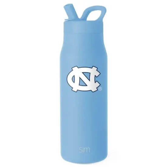 NCAA North Carolina Tar Heels Simple Modern Mesa Stainless Water Bottle - 34oz image {3}