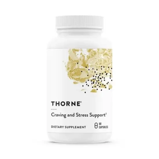 THORNE Craving and Stress Support* (formerly Relora Plus) - 5-MTHF, B Vitamins, Folate, and Plant Extracts - 60 Capsules - 30 Servings image {7}
