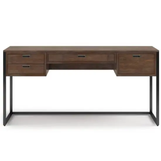 Brandt Desk Rustic Natural Aged Brown - WyndenHall image {5}