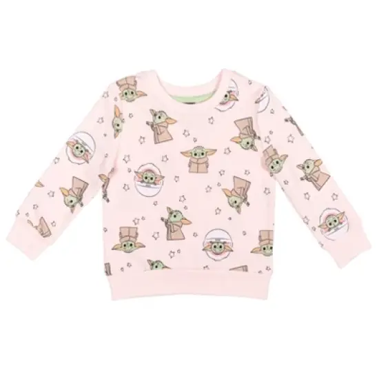 Star Wars The Mandalorian Baby Yoda Sweatshirt Pink  image {7}