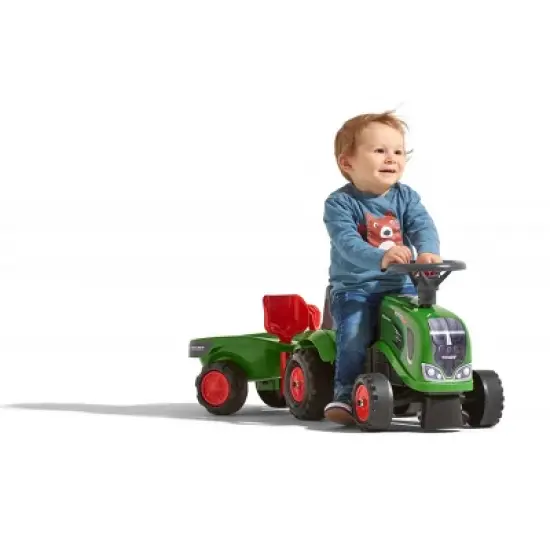 Falk Fendt Ride-on & Push-along Tractor w/ Trailer image {2}