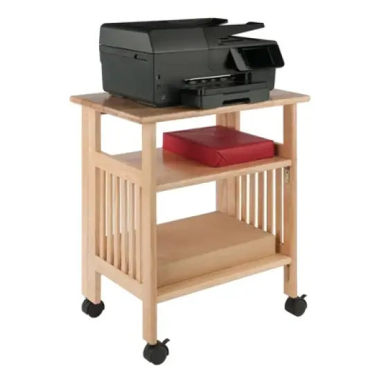 Foldable Printer Stand Natural - Winsome image {14}