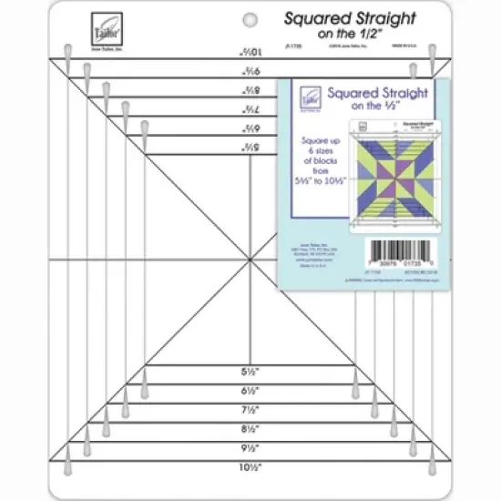 June Tailor Squared Straight On The 1/2 Inch Ruler image {1}