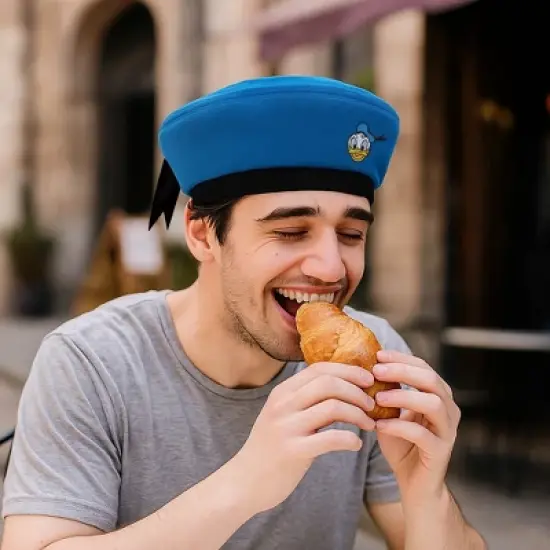 Disney Donald Duck-Inspired Blue Beret image {5}