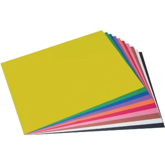 Prang Medium Weight Construction Paper, 24 x 36 Inches, Assorted Colors, 50 Sheets image {3}