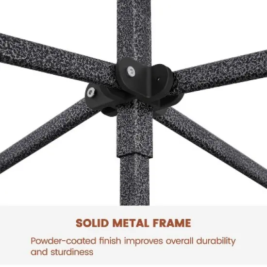 Yaheetech Portable 10 X 10 ft. Pop-up Canopy Tent with 3 Sidewalls and Adjustable Awning image {9}