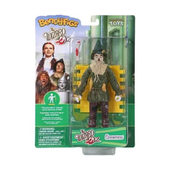 The Wizard of Oz BendyFigs Collectible Figure Scarecrow image {6}