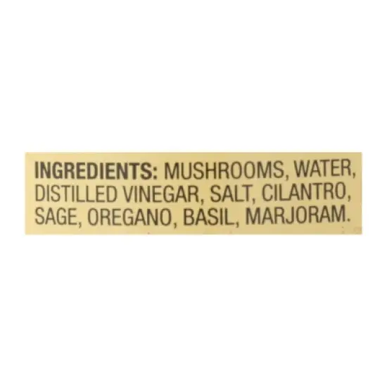 Reese Italian Herb Marinated Mushrooms - Case of 6/12 oz image {6}