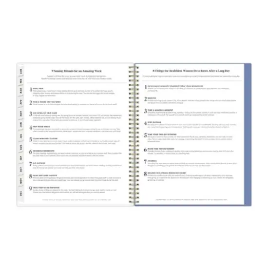 Blue Sky The Everygirl Weekly/Monthly Planning Calendar 8.5"x11" Rhine image {12}