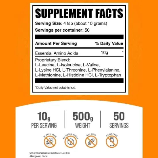 BulkSupplements Essential Amino Acids (EAA) Powder image {1}