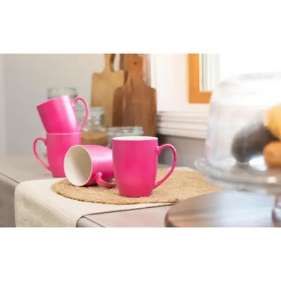 Elanze Designs Nuts For Christmas Nutcracker 10 ounce New Bone China Coffee Cup Mug, Holiday Kitchen Home D�cor, Princess Pink image {4}