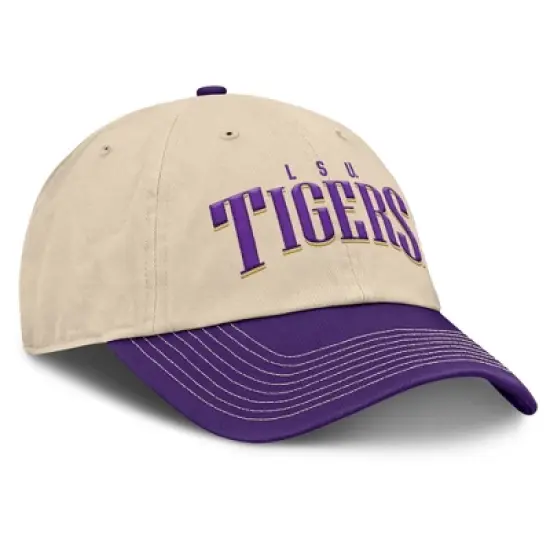 NCAA LSU Tigers Unstructured Washed Cotton Hat image {2}