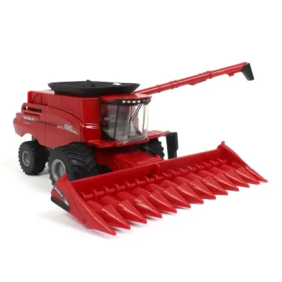 ERTL 1/64 Case IH 7250 Combine with Both Headers 44166 image {1}