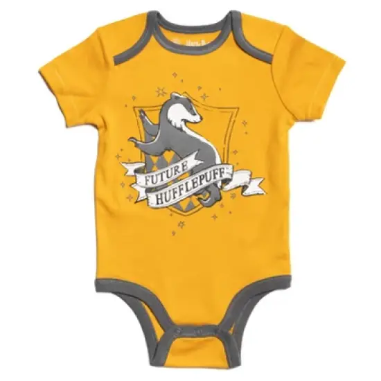 Harry Potter Baby 4 Pack Bodysuits Newborn to Infant image {2}