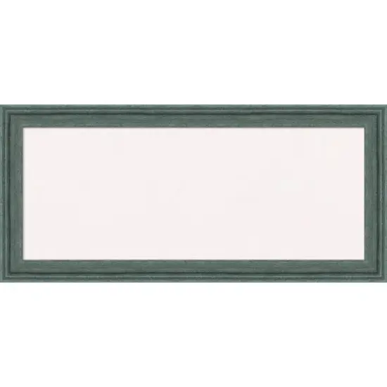 33"x15" Upcycled Wood Frame White Cork Board Teal/Gray - Amanti Art: Bulletin Board, Wall Mounted, Office Decor image {10}