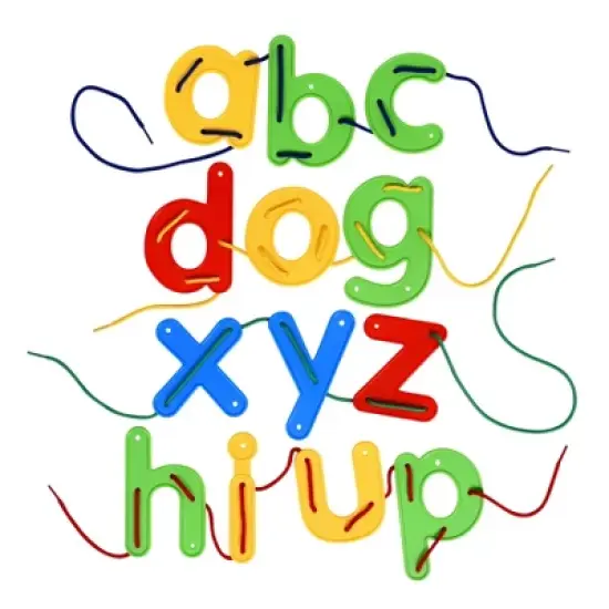 Ready 2 Learn Lacing Alphabet, Lowercase, Set of 26 image {1}