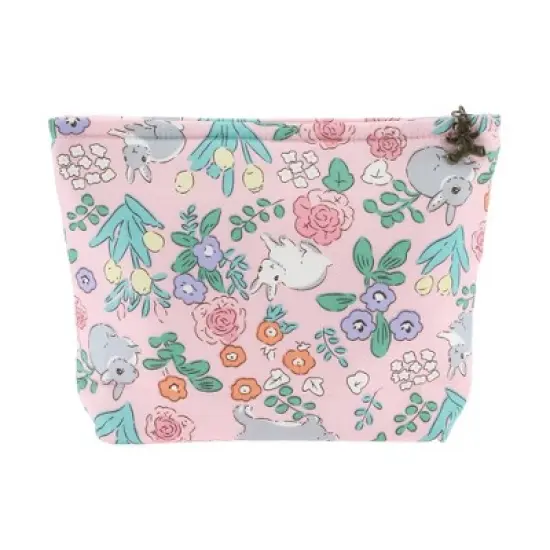 Unique Bargains Women's Durable Rabbit Cosmetic Bag Pink 1 Pc image {3}