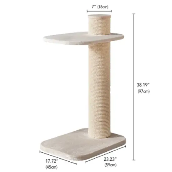 Two by Two Austin Cat Tree Scratching Post Cat Furniture image {8}