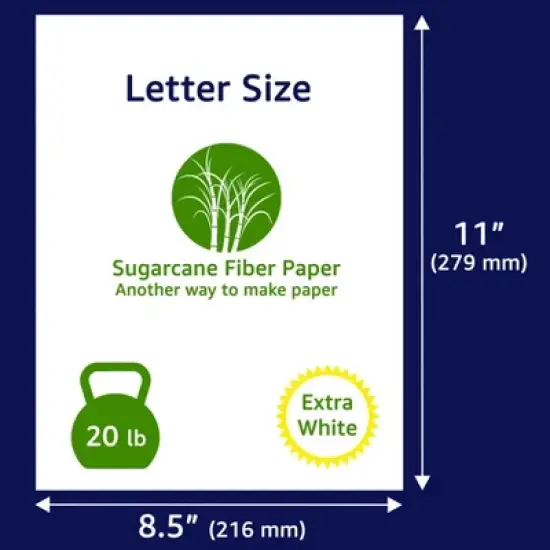 Multipurpose Copy Printer Paper, 8.5" x 11", 20 lb image {3}