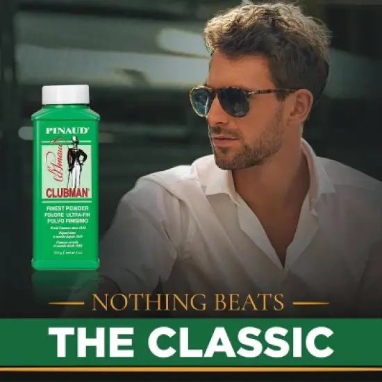 Clubman Pinaud Finest Powder Flesh 9 oz (PACK OF 2) Men's Powder to Absorb Skin Moisture image {3}