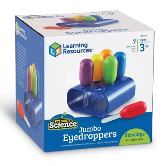 Learning Resources Primary Science Jumbo Eyedroppers with Stand image {3}