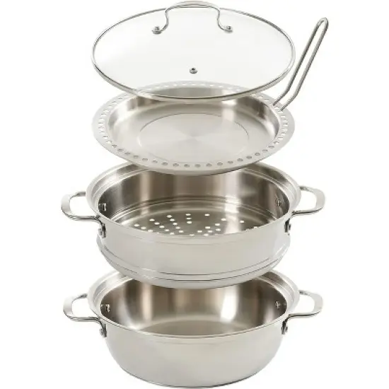 Kenmore Elite Devon 5 Piece Stainless Steel Multi Steamer Set image {4}