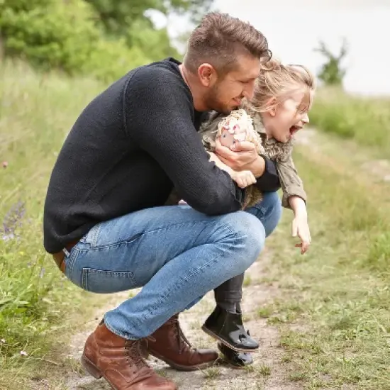 HABA Mali 12" Soft Doll with Blonde Hair, Blue Eyes and Embroidered Face image {5}