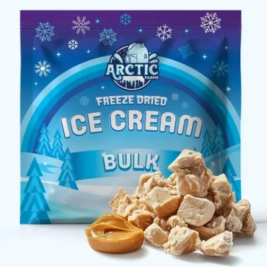 Arctic Farms Freeze Dried Ice Cream That Does Not Melt (Bits) (Peanut Butter) image {5}