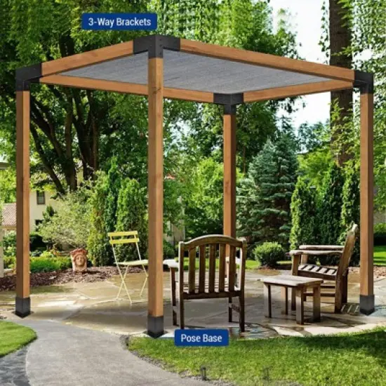 Pergola Bracket Kit,for Gazebos, Patio Pergolas, Log Cabin Outdoor image {11}