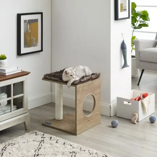 Sam's Pets Sheree 17"  Cat Tree In Light Brown image {8}