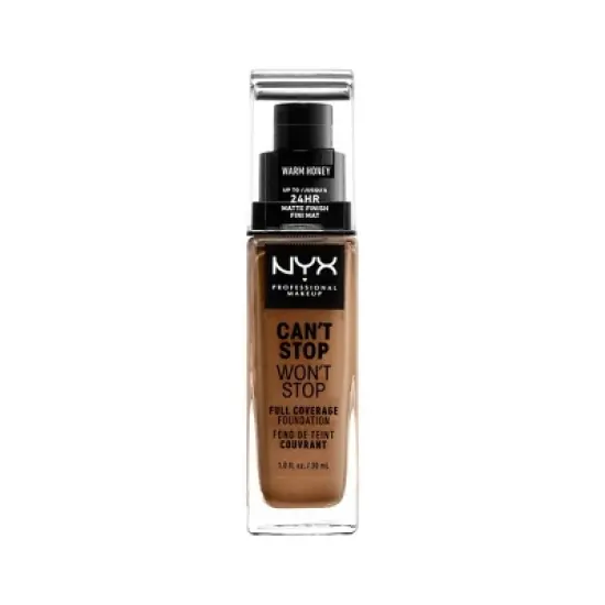 NYX Professional Makeup Can't Stop Won't Stop 24Hr Full Coverage Matte Finish Foundation - 1 fl oz image {20}