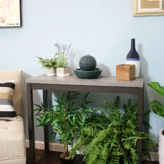 Sunnydaze Indoor Home Decorative Smooth Glazed Ceramic Orb Tabletop Water Fountain Feature - 7" - Green image {3}