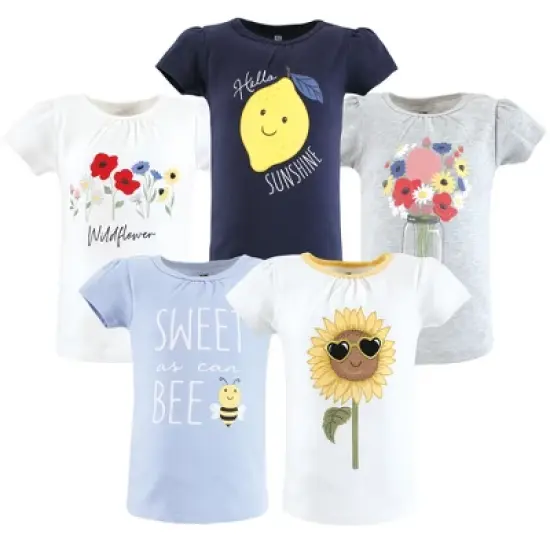 Hudson Baby Girl Short Sleeve T-Shirts, Wildflowers image {7}