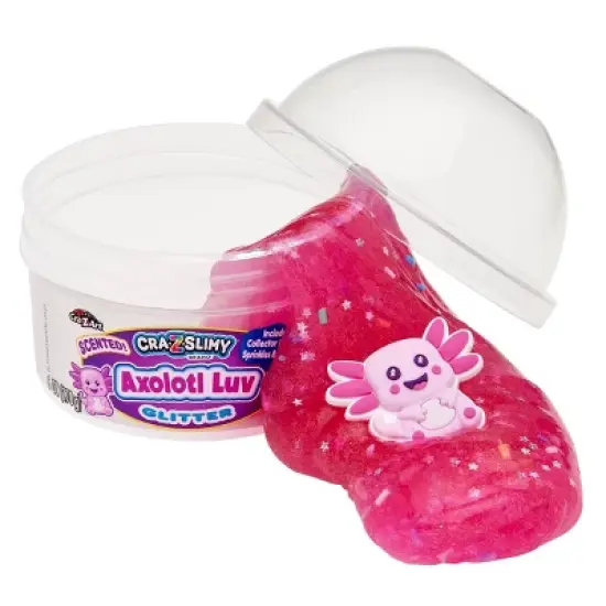 Cra-Z-Slimy Slime Dome Pink Axoloti Luv: Educational Creativity Kit, Slimes & Putties, 6oz, 4 Pieces image {6}