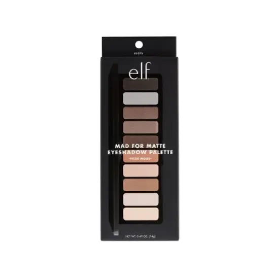 e.l.f. Mad for Matte Eyeshadow Palette Nude Mood - 0.49oz image {1}