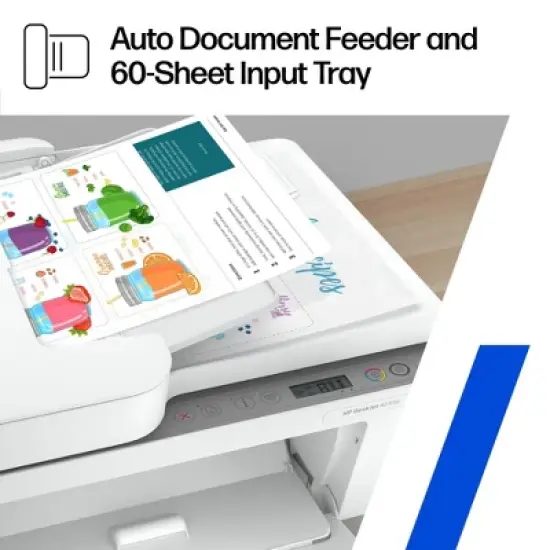 HP DeskJet 4255e Wireless All-in-One Color Printer Scanner Copier with 3 Months Free Instant Ink (588S6A) image {10}