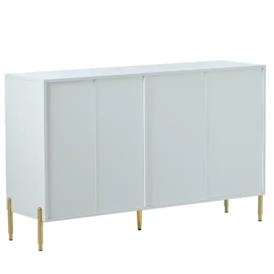 Modern Storage Cabinets with Acrylic Doors and Adjustable Shelves-ModernLuxe image {8}