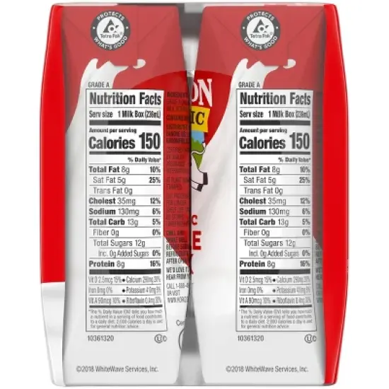 Horizon Organic Whole Milk - 6pk/8 fl oz Boxes image {4}