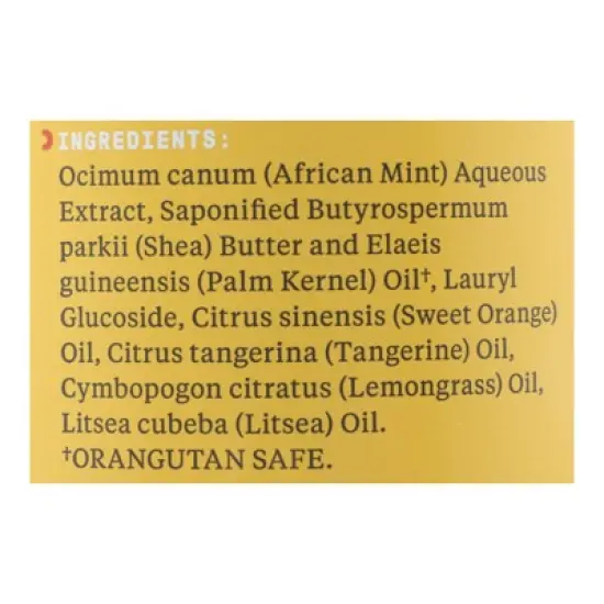 Alaffia Authentic Tangerine Citrus African Black Liquid Soap - 32 fz image {4}