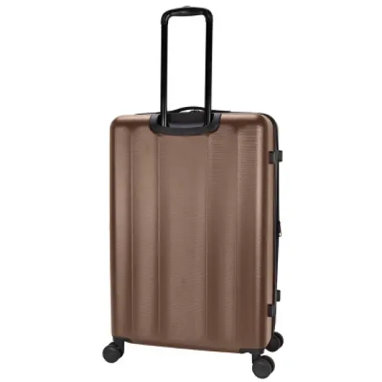 Skyline Hardside Large Checked Spinner Suitcase image {3}