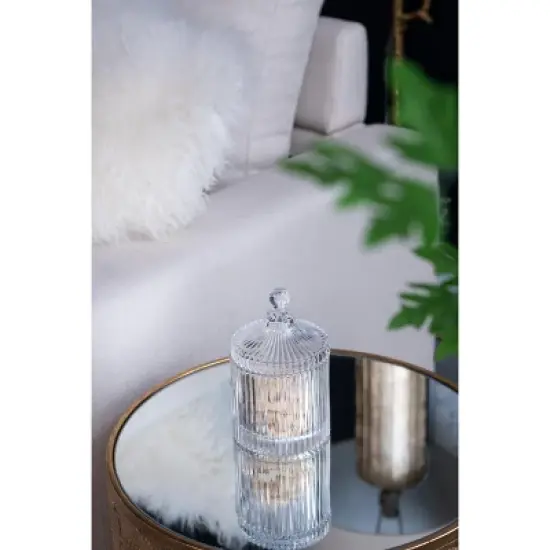 D4x6inAncell Lidded Glass Jar image {6}