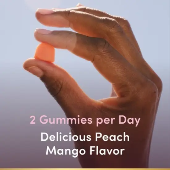 Nature's Bounty Optimal Solutions Hair Growth Gummies - Peach - 60ct image {8}