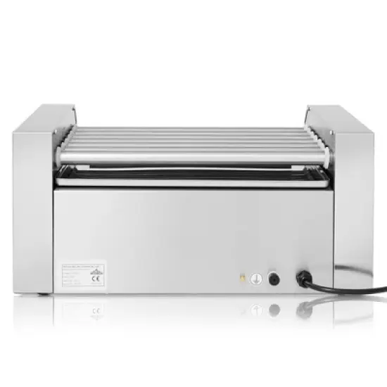 Olde Midway Electric Hot Dog Roller Grill Machine with Bun Warmer, Commercial Grade image {5}
